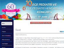 Tablet Screenshot of egepediatrikongresi.com